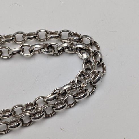 1977 British Sterling Silver Jubilee Ingot Pendant & Sterling Silver Chain, 40g, Troika Designs